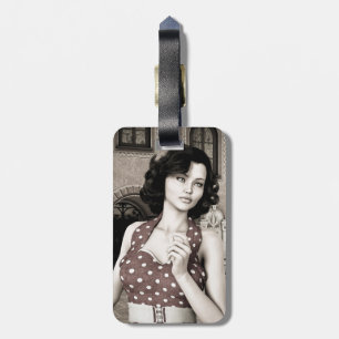 Étiquette À Bagage Femme Vintage