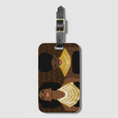 Étiquette À Bagage Femmes africaines (Devant Vertical)