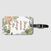 Étiquette À Bagage femmes fortes changer le monde 8 mars égalité (Devant Horizontal)