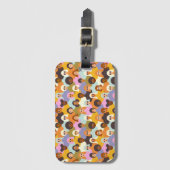 Étiquette À Bagage Femmes rétrogrades du Motif mondial (Devant Vertical)