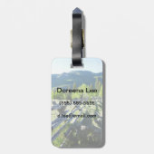 Étiquette À Bagage Fenceline en bois (Dos Vertical)