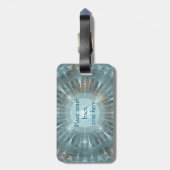 Étiquette À Bagage Fenêtre de la cathédrale de Noël (Dos Vertical)