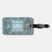 Étiquette À Bagage Fenêtre de la cathédrale de Noël (Dos horizontal)