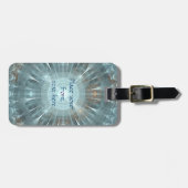 Étiquette À Bagage Fenêtre de la cathédrale de Noël (Devant horizontal)