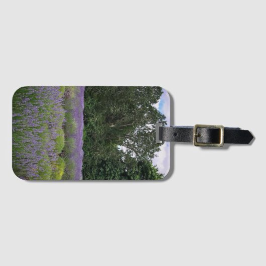 Étiquette À Bagage Ferme de Lavender (Devant Horizontal)