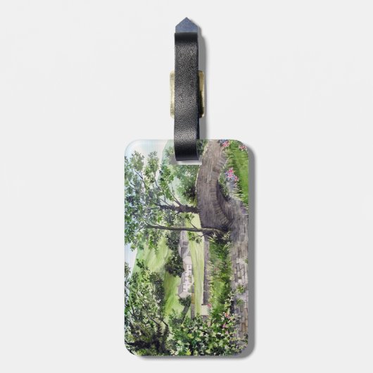 Étiquette À Bagage Ferme près de Thirlmere, Lake District, Angleterre (Dos Vertical)