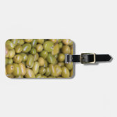 Étiquette À Bagage Fermeture Des Oliviers Verts (Devant horizontal)