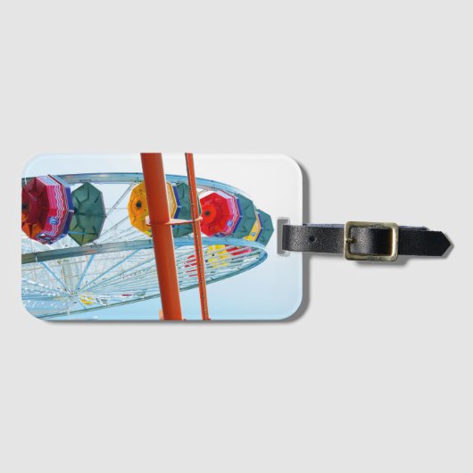 Étiquette À Bagage Ferris Wheel (Devant Horizontal)