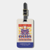 Étiquette À Bagage Festival de musique country du Canada (Devant Vertical)