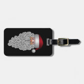 Étiquette À Bagage Festive Père Noël Traveler (Devant horizontal)