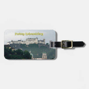 Étiquette À Bagage Festung Hohensalzburg, Salzbourg Autriche