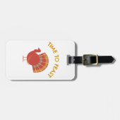 Étiquette À Bagage Fête De Cette Turquie (Devant horizontal)