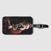 Étiquette À Bagage Fête de Noël du berger de Belgique (Devant Horizontal)