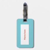 Étiquette À Bagage Fête de Noël Jellyfish Custom (Dos Vertical)