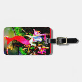 Étiquette À Bagage fête de sirène (Devant horizontal)