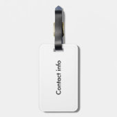 Étiquette À Bagage fête de sirène (Dos Vertical)