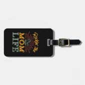 Étiquette À Bagage Fête des mères de la maternité amusante Rocking Th (Devant horizontal)