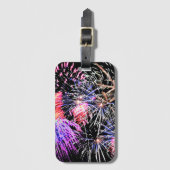 Étiquette À Bagage Feu d'artifice Afficher Fête Patriotique (Devant Vertical)