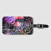 Étiquette À Bagage Feu d'artifice Afficher Fête Patriotique (Devant Horizontal)