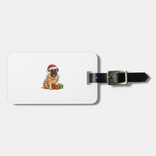 Étiquette À Bagage Feu de Noël Feu de Noël Feu de Chien Français Mast