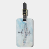 Étiquette À Bagage FEU D'ESPRIT. 'L'As Des Pique'.2014. (Devant Vertical)