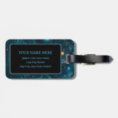 Étiquette À Bagage Feu Quantum (Dos horizontal)