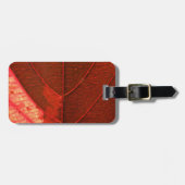 Étiquette À Bagage Feuille (Devant horizontal)