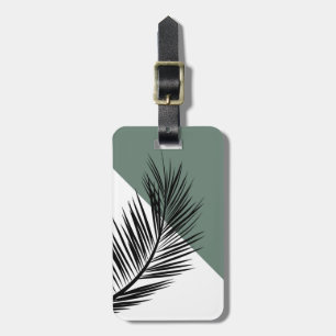 Étiquette À Bagage Feuille de palme
