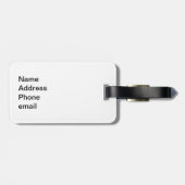 Étiquette À Bagage Feuille d'érable canadienne (Dos horizontal)