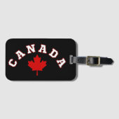 Étiquette À Bagage Feuille d'érable du Canada (Devant Horizontal)