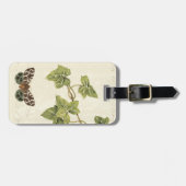 Étiquette À Bagage Feuille et un papillon (Devant horizontal)