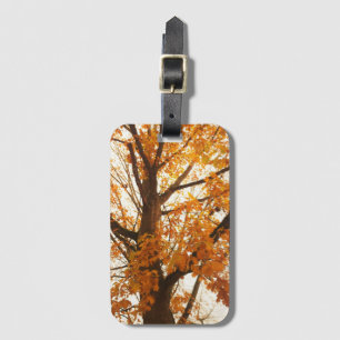 Étiquette À Bagage Feuilles d'automne