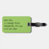 Étiquette À Bagage Feuilles d'érable avec Raindrops (Dos horizontal)