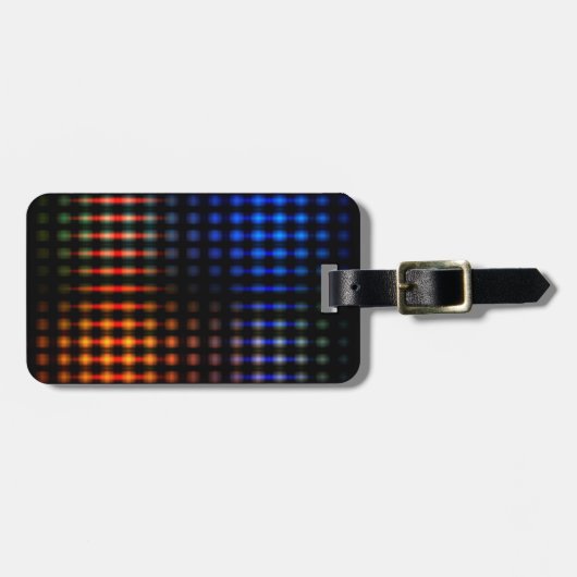 Étiquette À Bagage Feux lumineux colorés (Devant horizontal)