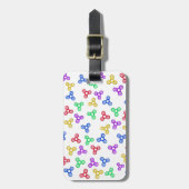 Étiquette À Bagage Fidget Spinners (Devant Vertical)