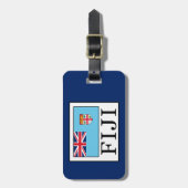 Étiquette À Bagage Fidji (Devant Vertical)