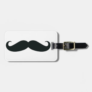 Étiquette À Bagage Fier de mon Stache….Moustache
