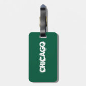 Étiquette À Bagage Fier Irlandais de Chicago - St Patrick (Dos Vertical)