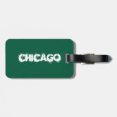 Étiquette À Bagage Fier Irlandais de Chicago - St Patrick (Dos horizontal)