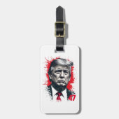 Étiquette À Bagage Fier Maga Trump Vance Jour de l'Inauguration améri (Devant Vertical)