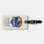 Étiquette À Bagage Fierté de l'État | Alaska (Devant horizontal)