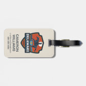 Étiquette À Bagage Fierté de l'État | Delaware (Dos horizontal)