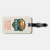 Étiquette À Bagage Fierté de l'État | Maine (Dos horizontal)