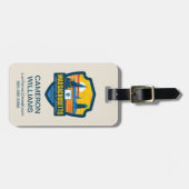 Étiquette À Bagage Fierté de l'État | Massachusetts (Devant horizontal)