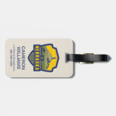 Étiquette À Bagage Fierté de l'État | Nebraska (Dos horizontal)