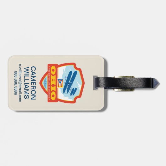 Étiquette À Bagage Fierté de l'État | Ohio (Dos horizontal)