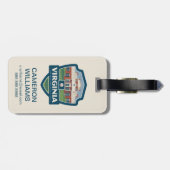 Étiquette À Bagage Fierté de l'État | Virginie (Dos horizontal)