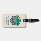 Étiquette À Bagage Fierté | Hawaï d'état (Devant horizontal)