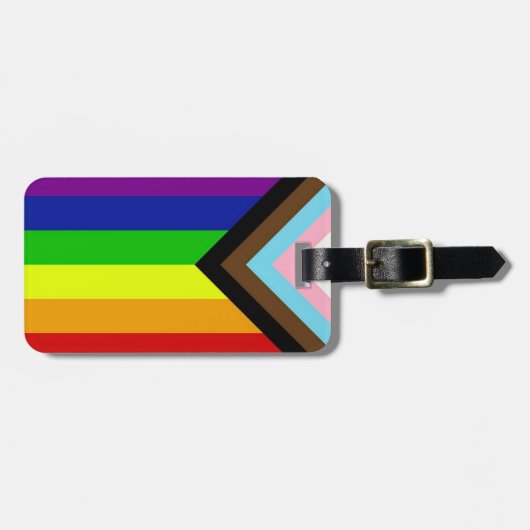 Étiquette À Bagage Fierté LGBTQ+ (Devant horizontal)