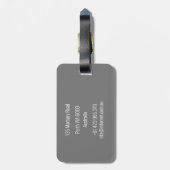 Étiquette À Bagage Figure (Dos Vertical)